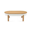 COUCHTISCH Batea L - Eichefarben/Weiß, Holz (60/100/35cm) - Woodendot