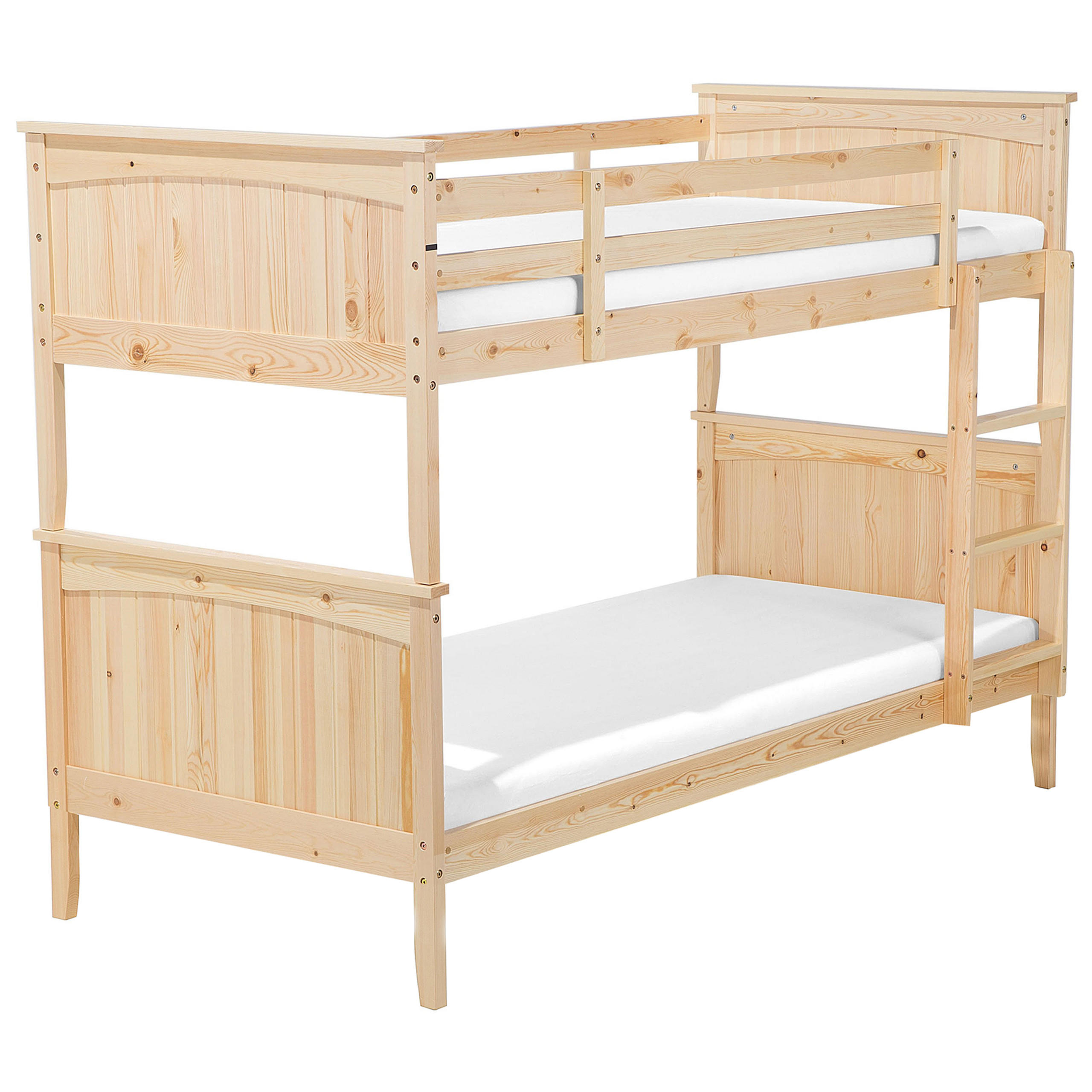 HOCHBETT 90/200cm Heller Holzfarbton Albon - Hellbraun, Holz (90/200cm) - Beliani
