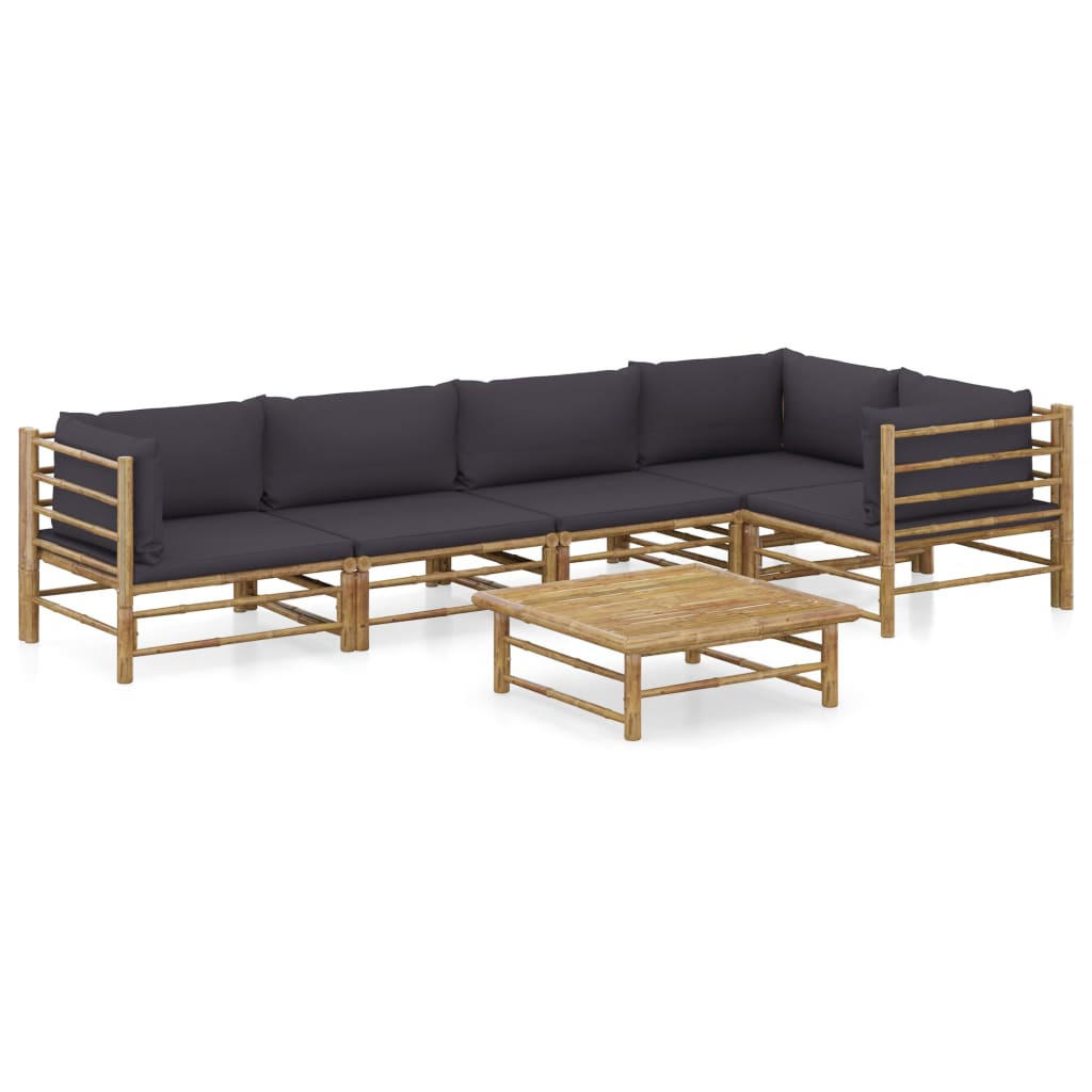 GARTENSET Revak 6-teilig - Grau, Naturmaterialien - Nettlife