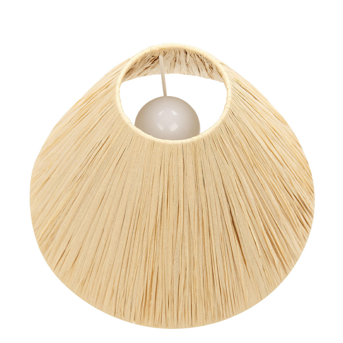 TISCHLAMPE Barbas 29/29/42 cm - Weiß, Keramik (29/29/42cm) - Beliani