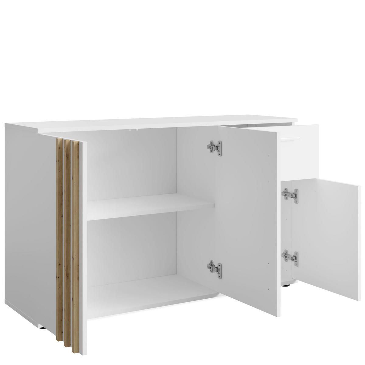 KOMMODE FERIO Kombikommode, Modern - Weiß, Holzwerkstoff (120/73/35cm) - KONSIMO®