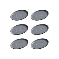 ESPRESSOUNTERTASSEN Jasper schwarz ø 10.5 cm 6er Set - Schwarz, Keramik (10.5cm) - Ritzenhoff Breker