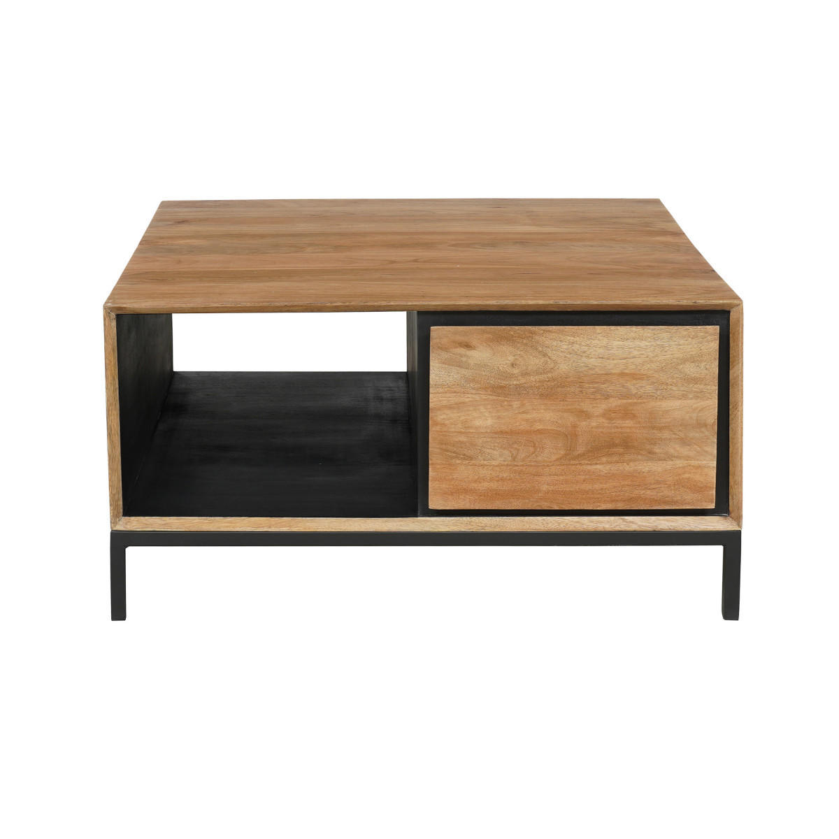 COUCHTISCH RichWood Braun 80/80/40 cm - Braun, Holz (80/80/40cm) - Starfurn