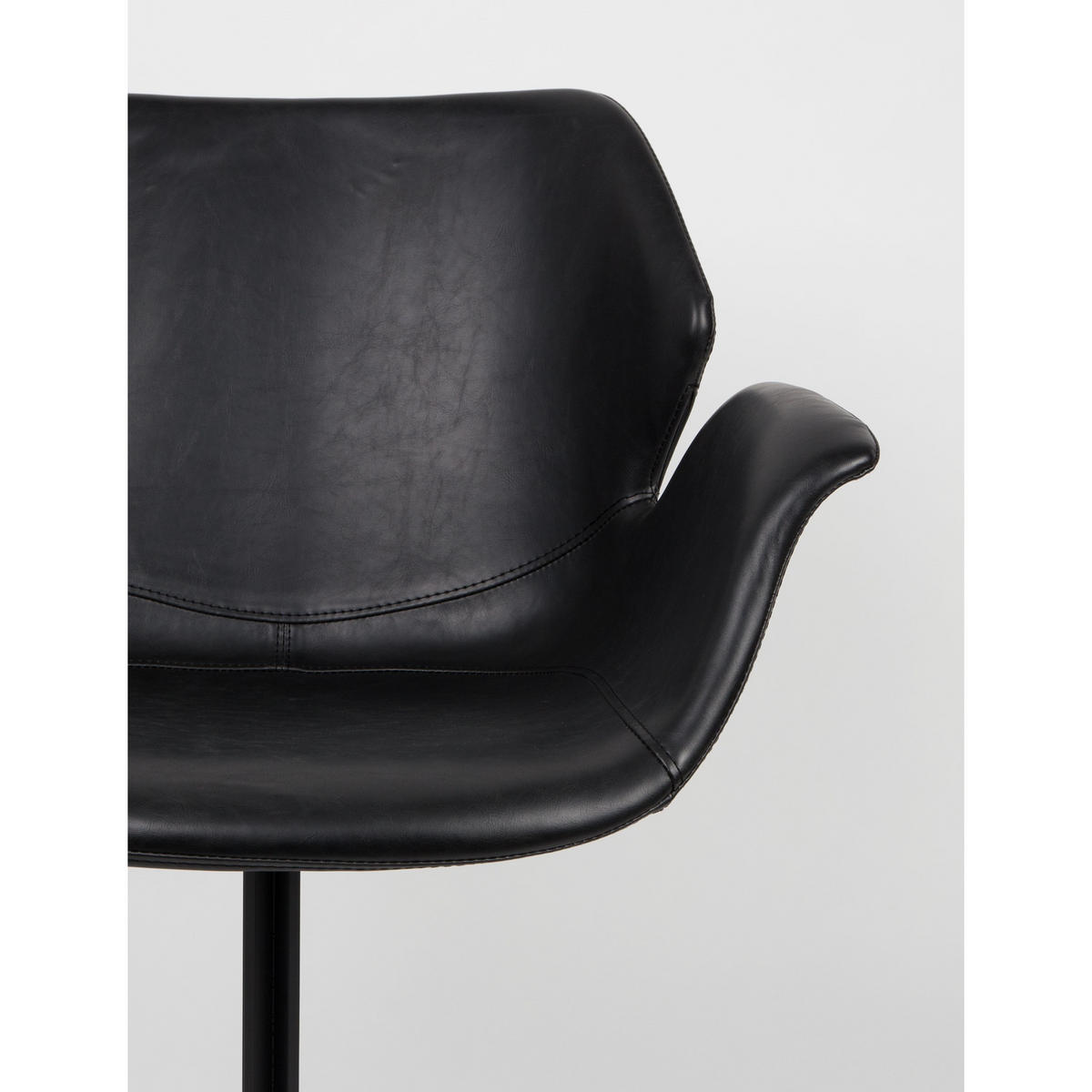 ESSZIMMERSTUHL Nikki Schwarz - 2 er Set - Schwarz, Kunststoff (66/80/62cm) - Zuiver