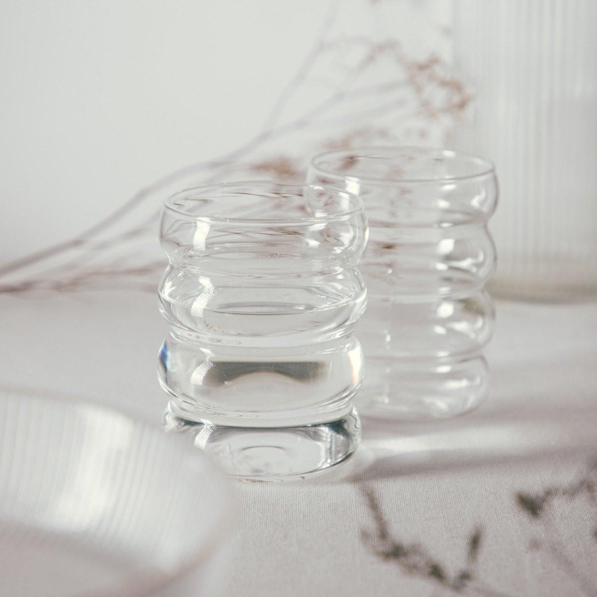 GLÄSERSET Bubbly 0,36 l 2-tlg. 3er-Set - Transparent, Glas (0.36L) - Homla