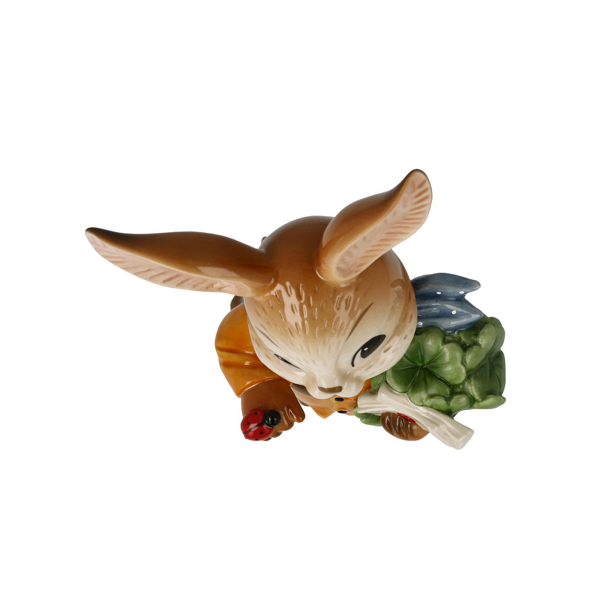 DEKOTIER Hase - Mit guten Wünschen, Steingut, Bunt, 24 cm - Multicolor, Keramik (10/24/15cm) - Goebel