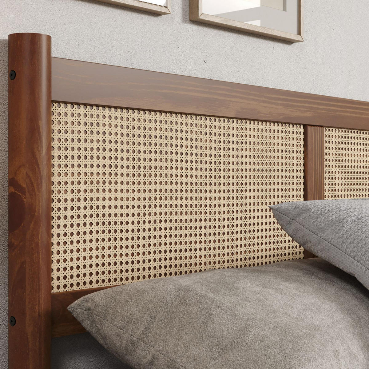 MASSIVHOLZBETT CEFIRA 140x190 cm Kastanie - Kastanienfarben, Holz (140/190cm) - IDIMEX