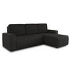 ECKSOFA Roma L - Schwarz, Holz/Textil (236/150cm) - Sofnet