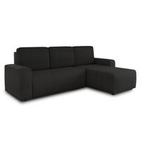 ECKSOFA Roma L - Schwarz, Holz/Textil (236/150cm) - Sofnet