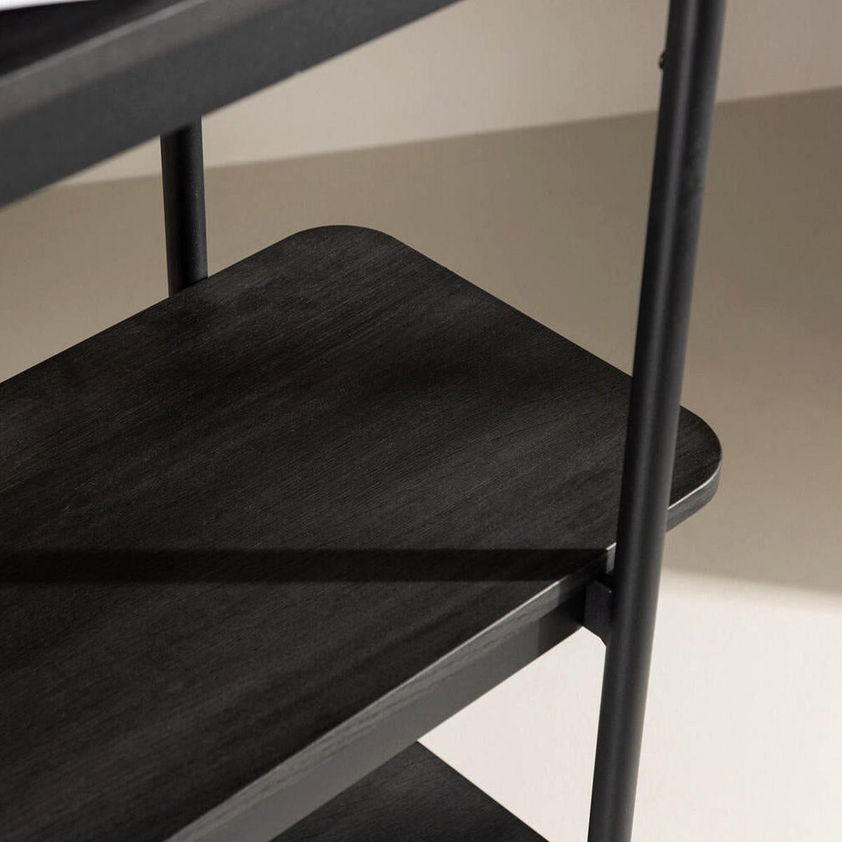 REGAL, Heim, Schwarz, Stahl, 120 x 40 x 190 cm - Schwarz, Metall (120/190/40cm) - ebuy24