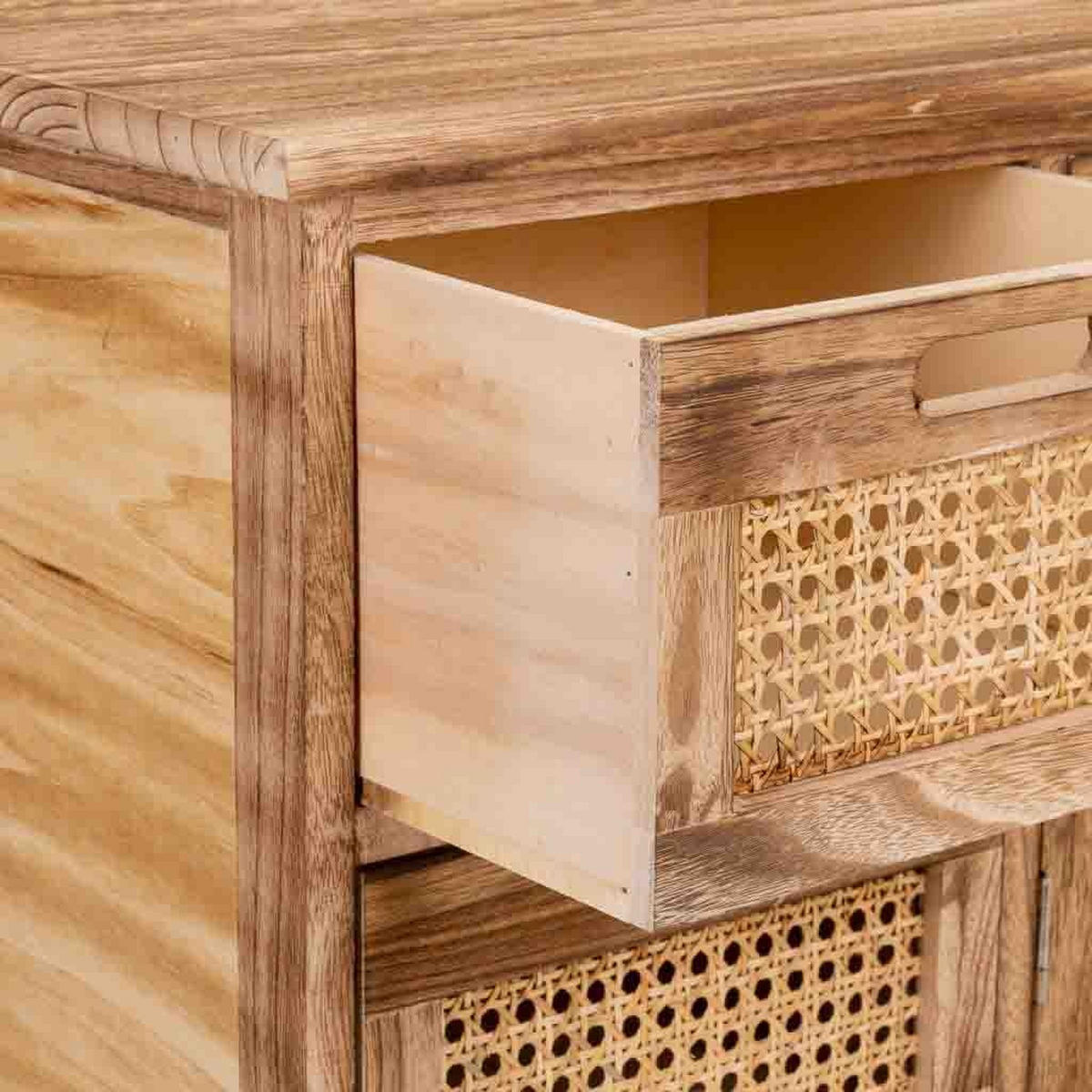 ANRICHTE aus Holz 113x33x78 cm - Braun, Holz (113/79/33cm) - Wanderlust