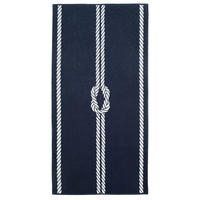 STRANDTUCH, 100x200 cm, 100% Baumwolle, Blau - Dunkelblau, Textil (100/200cm) - Zollner