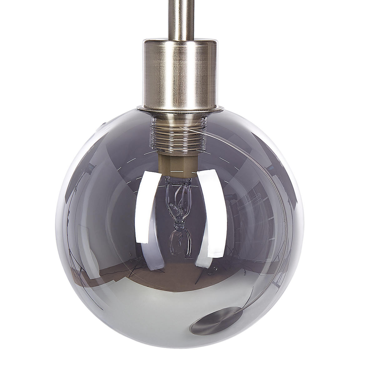 TISCHLAMPE Ramis 13/13/41 cm - Silberfarben, Metall (13/13/41cm) - Beliani
