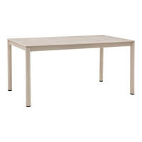 GARTENTISCH, Asta, Sandfarben, Metall / Keramik, 160 x 90 x 74 cm - Sandfarben, Metall (90/160/74cm) - ebuy24