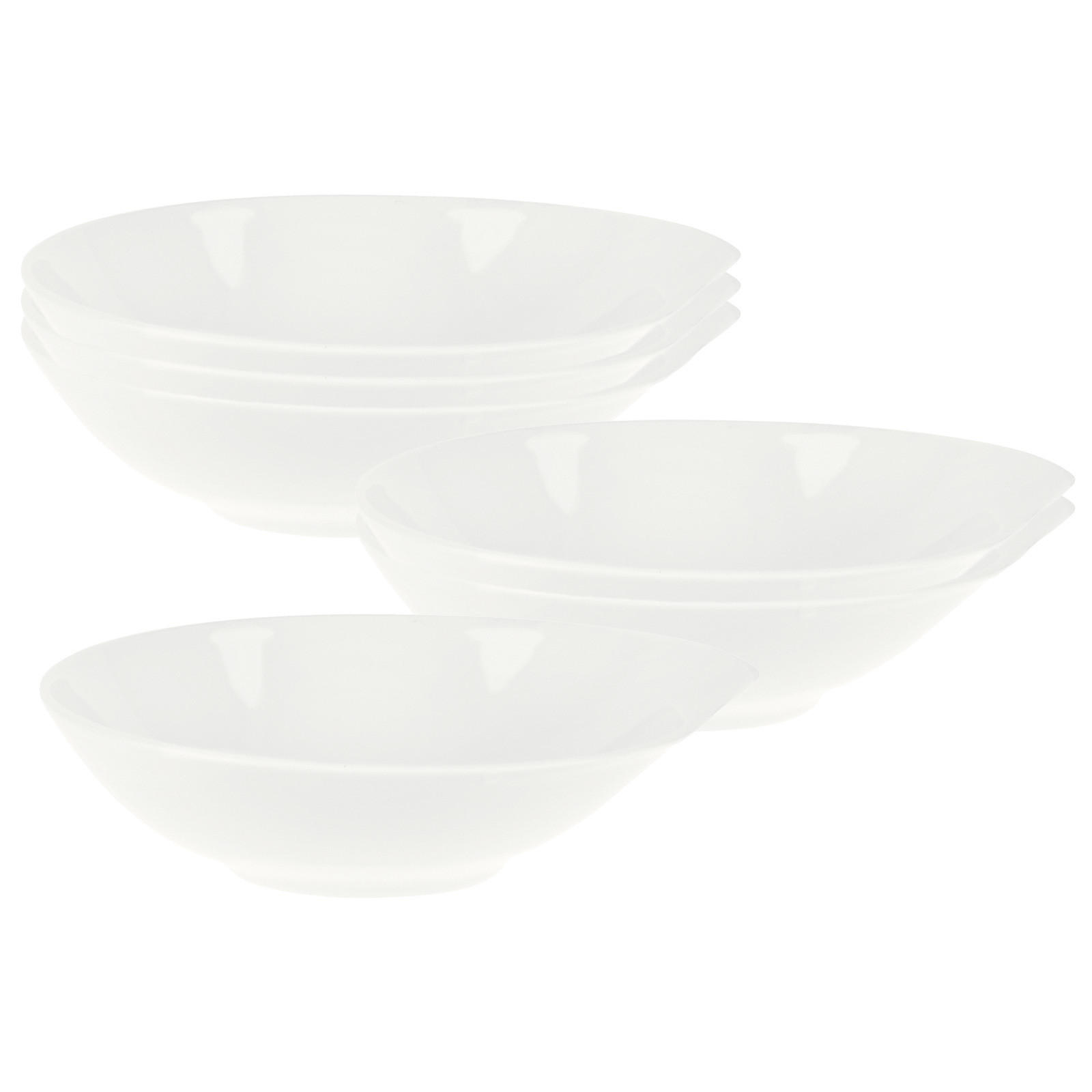 SUPPENBOLS Flow weiß 22 x 19 cm 6er Set - Weiß, Keramik (19cm) - Villeroy & Boch