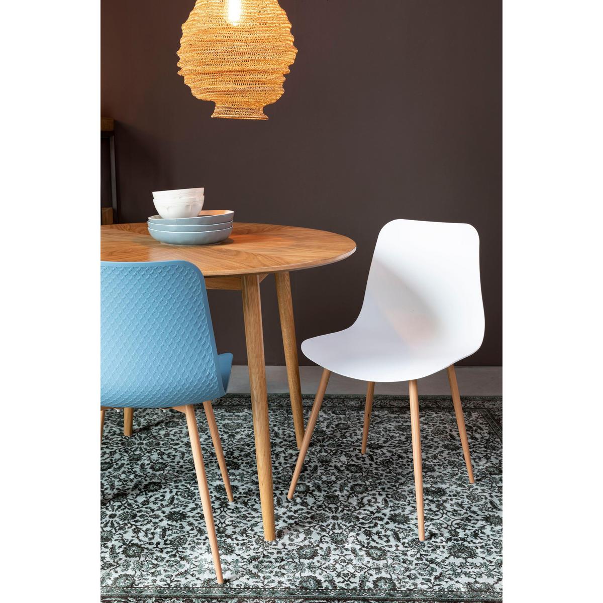 ESSZIMMERSTUHL Leon Weiß - 2 er Set - Weiß, Kunststoff (44.5/80/49cm) - Housecraft Living