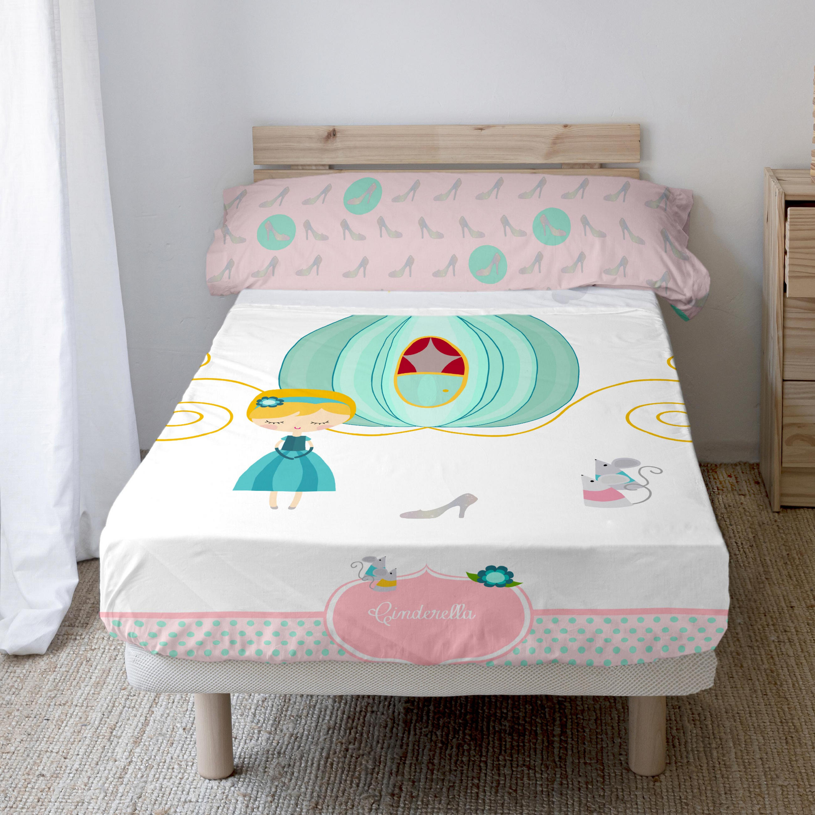 BETTWÄSCHE 2er-Set teiliges pumpkin 160x270 cm mehrfarbig - Multicolor, Textil (160/270cm) - Happy Friday