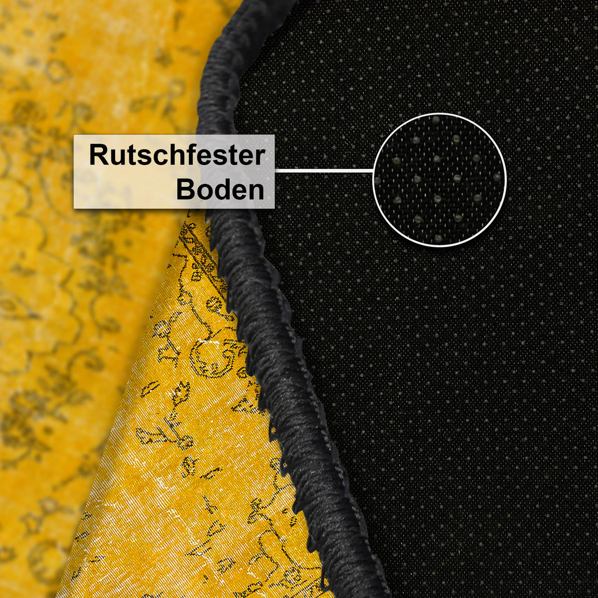 TEPPICH Giallo 200/300 cm - Multicolor, Textil (200/300cm) - Bamyum