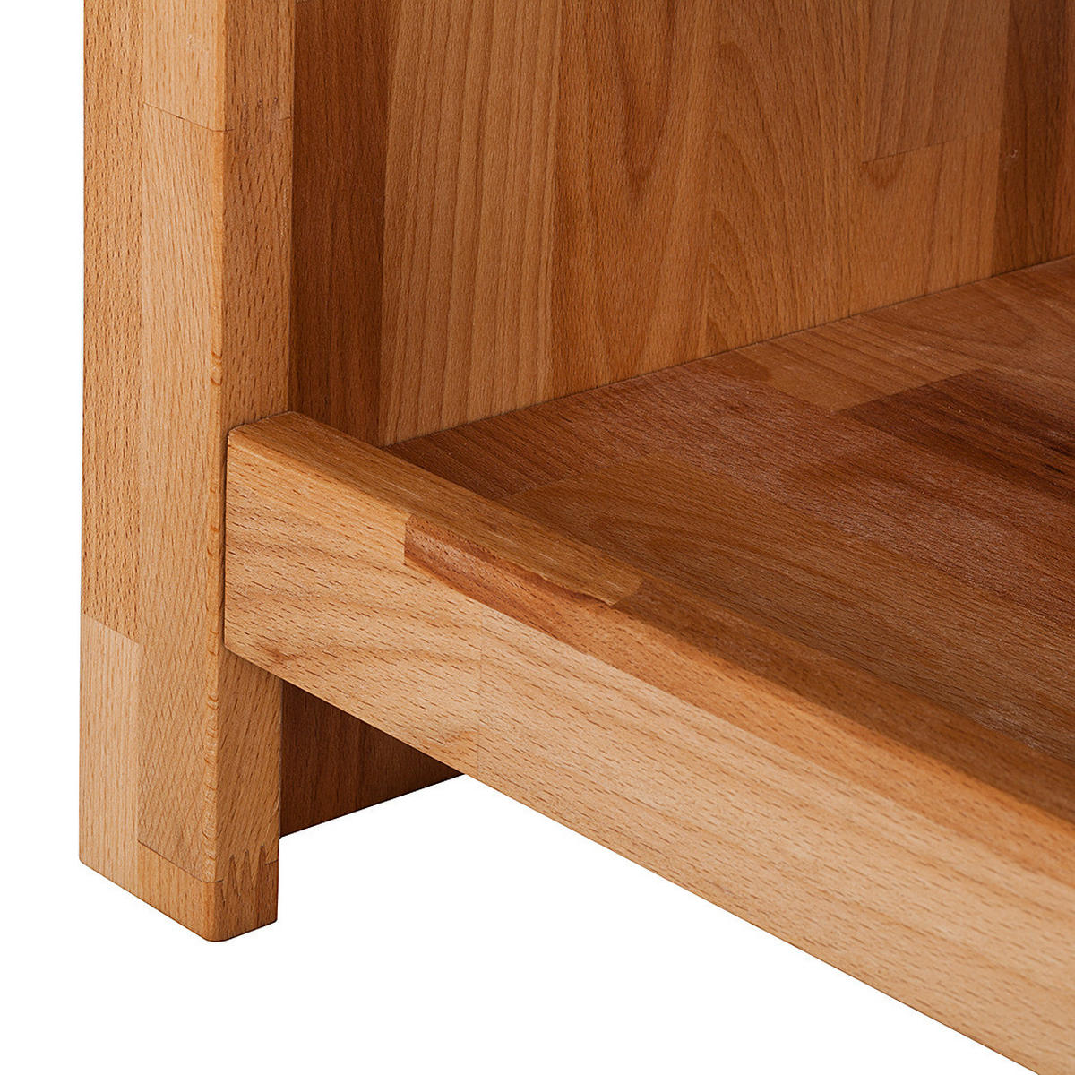 TV-LOWBOARD - Massivholz - Kernbuche, Holz (100/35/50cm) - home24