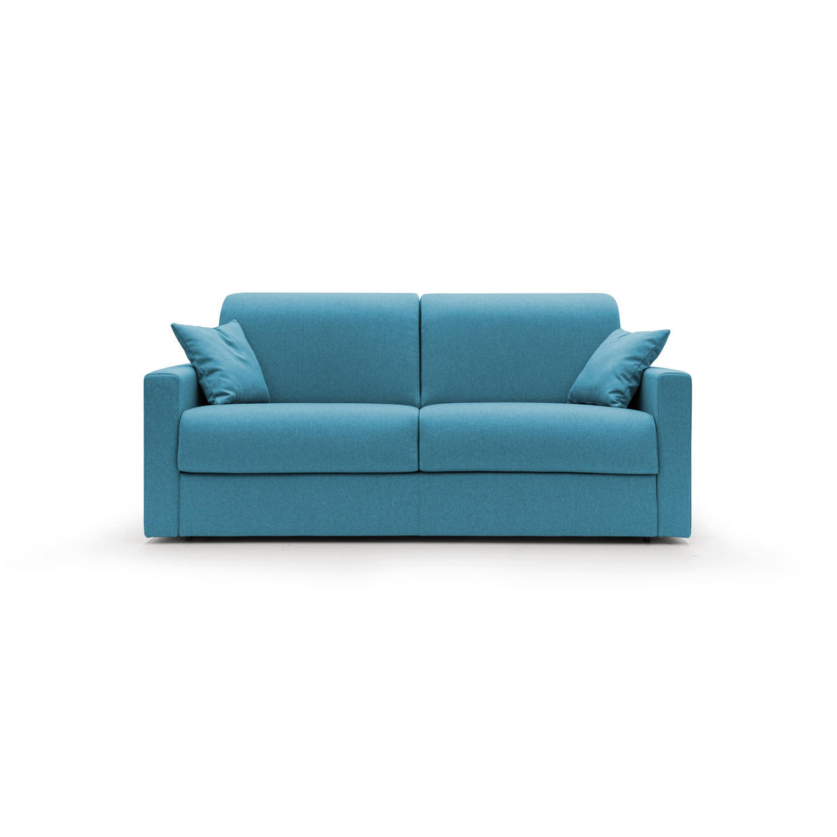 SCHLAFSOFA Chris - Hellblau, Textil (206/90/96cm) - Divani.store
