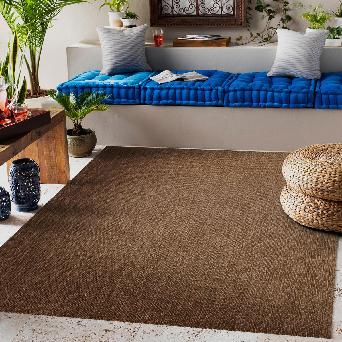 TEPPICH Flat 200/290 cm - Braun, Textil (200/290cm) - rugsX