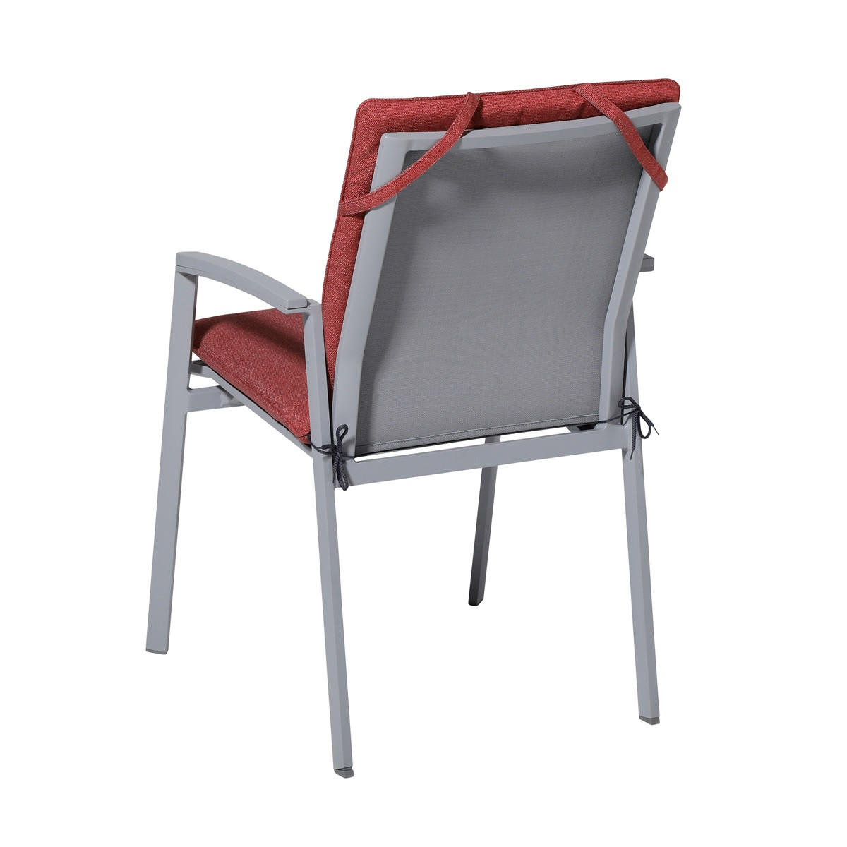 GARTENSTUHLKISSEN Manchester 97/49 cm 4er-Set - Rot, Textil (49/6/97cm) - Madison