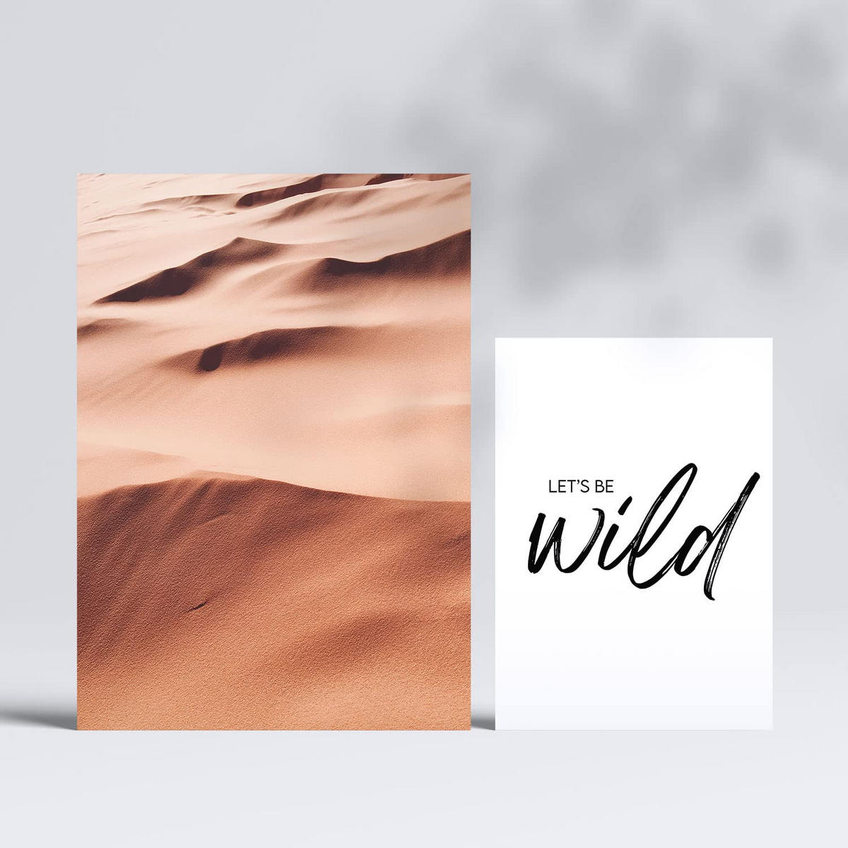 POSTER Set Mit 6 Marokko Wüste Wandbild A3 & A4 Rahmenlos - Klar, Papier (29/3cm) - Nacnic