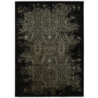 WEBTEPPICH Schwarz Gold 120/170 cm - Goldfarben/Schwarz, Naturmaterialien/Textil (120/170cm) - Atticgo
