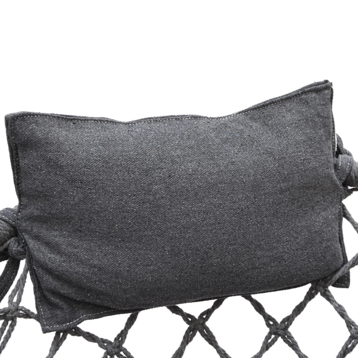 HÄNGESESSEL bis 120kg, 80/80/50cm, Grau - Grau, Naturmaterialien (60/50/80cm) - Amanka