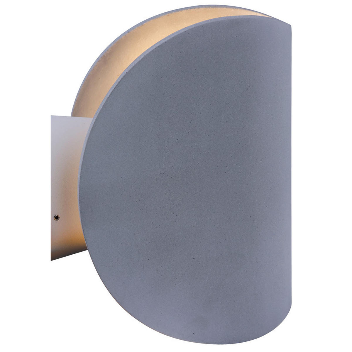 LED WANDLEUCHTE TIMO Beton Grau - Grau, Stein (15.6/15.6/6cm) - Globo Lighting