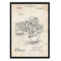 POSTER Beiwagen Patent A3 Rahmenlos - Klar, Papier (29.7/5/42cm) - Nacnic