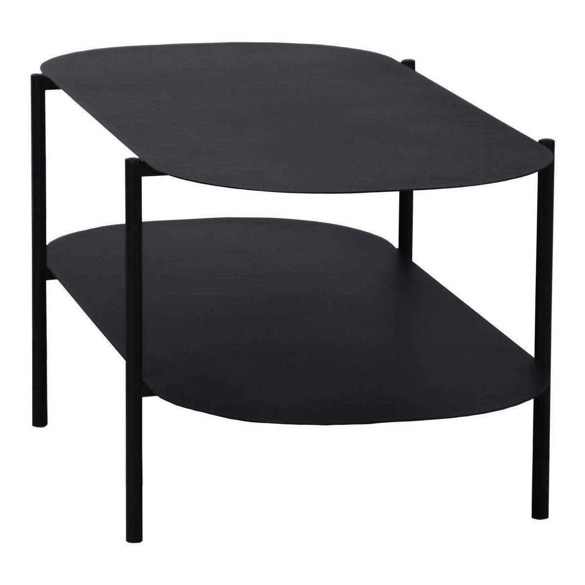 COUCHTISCH Enebakk 112/62/41 cm - Schwarz, Metall (112/62/40.5cm) - [en.casa]