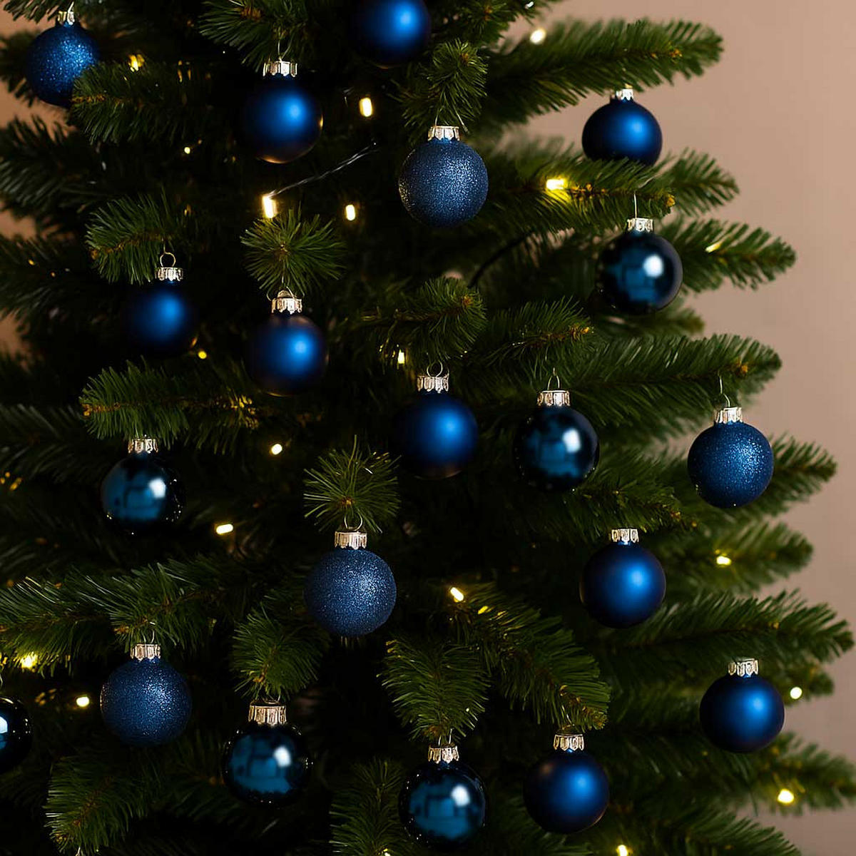 GLASKUGELN Blau Ø 6 cm 20er Set - Blau, Glas (15/27/15cm) - Home Styling Collection