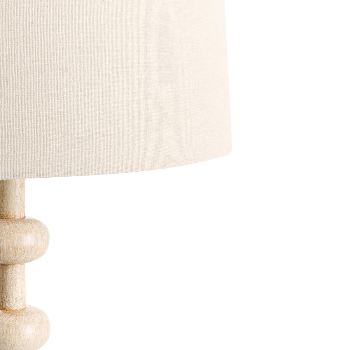 STEHLAMPE Braun Krios - Hellbraun/Beige, Metall (36/36/149cm) - Beliani