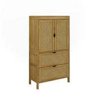 STŘEDNÍ SKŘÍŇKA Liora, Bambus, 60 x 110 cm - zelená barva, kompozitní dřevo (60/110/29cm) - Vicco