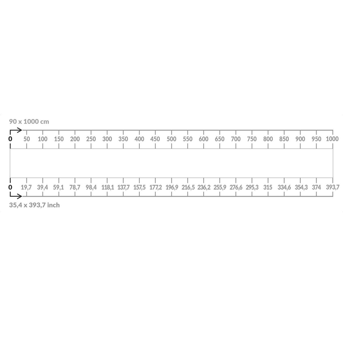 BALKON SICHTSCHUTZ Polarweiß 300/90 cm - Weiß, Kunststoff (300/90cm) - Bilderwelten