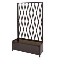 RANKGITTER ALU STAHL Braun - Braun, Metall (90/152/35cm) - MCW