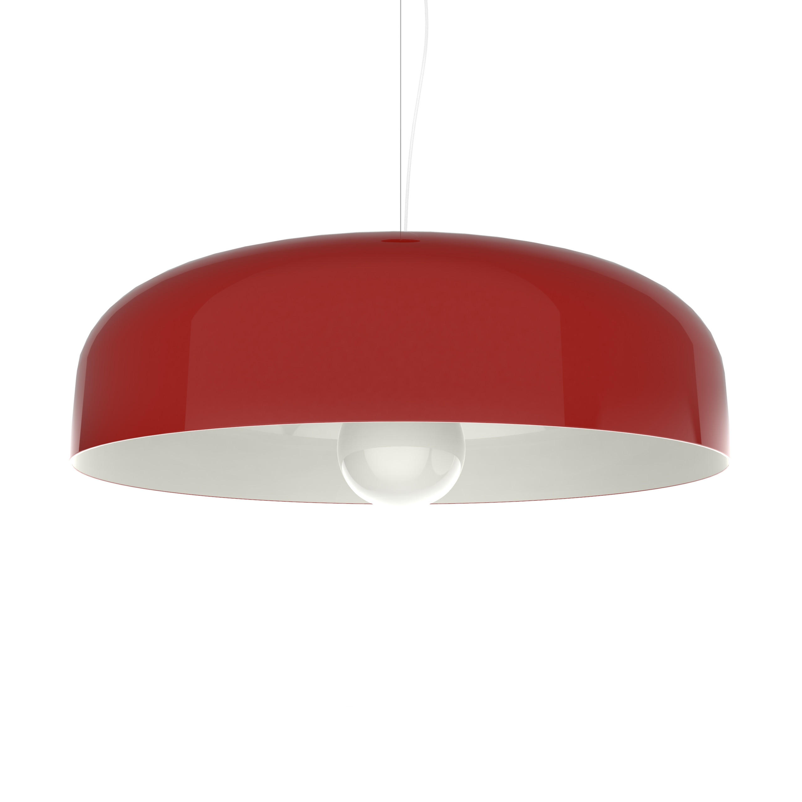 HÄNGELEUCHTE - Rot, Metall (50/50/12cm) - Lumicom