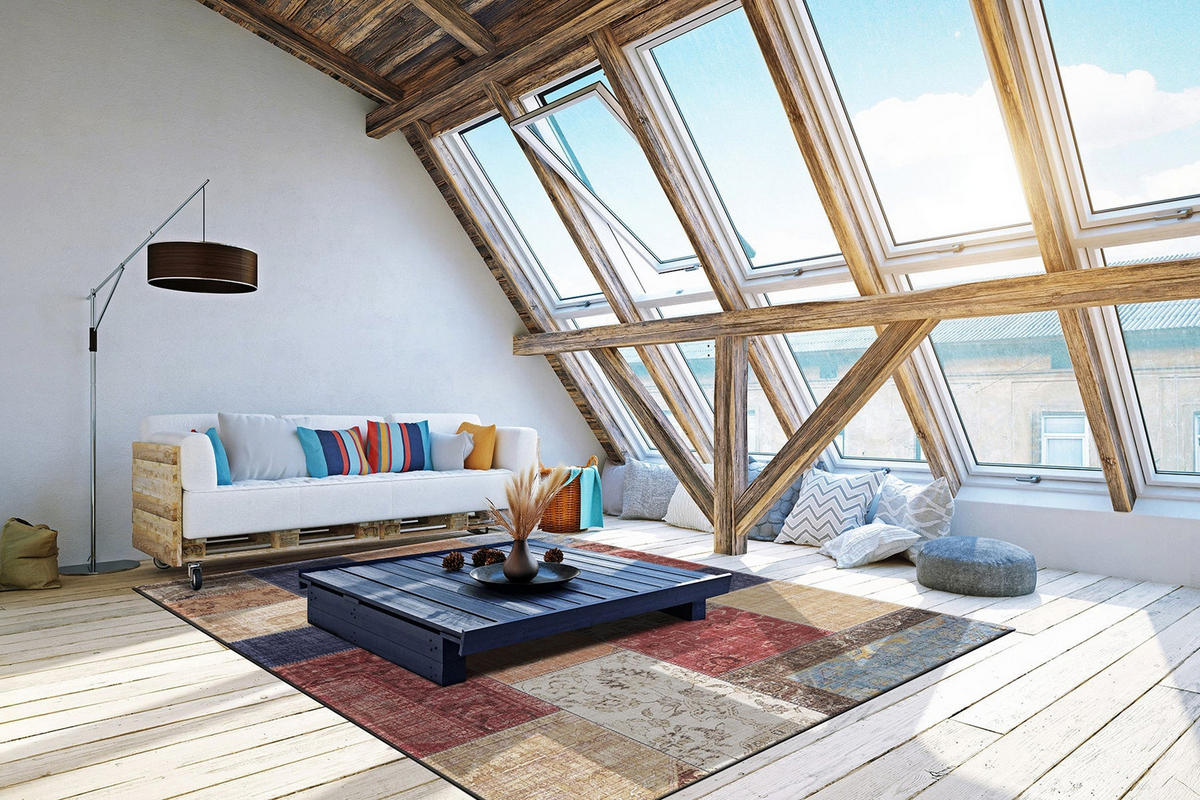 TEPPICH mit englischer Nahtverarbeitung mehrfarbig - Multicolor, Textil (200/290cm) - AFK Living