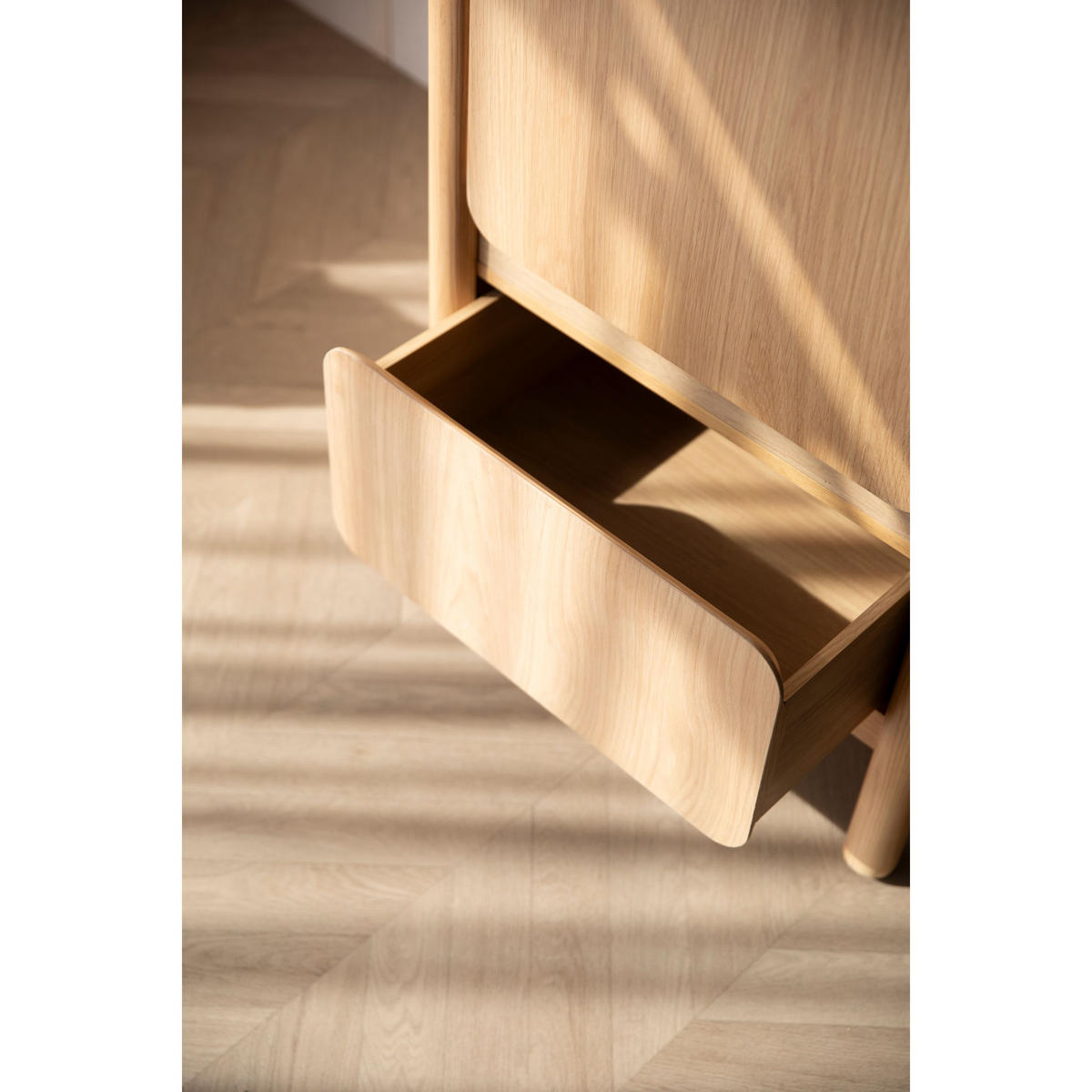 AUFBEWAHRUNGSSCHRANK Storm Natur - Naturfarben, Holz (60/180.5/55cm) - Zuiver