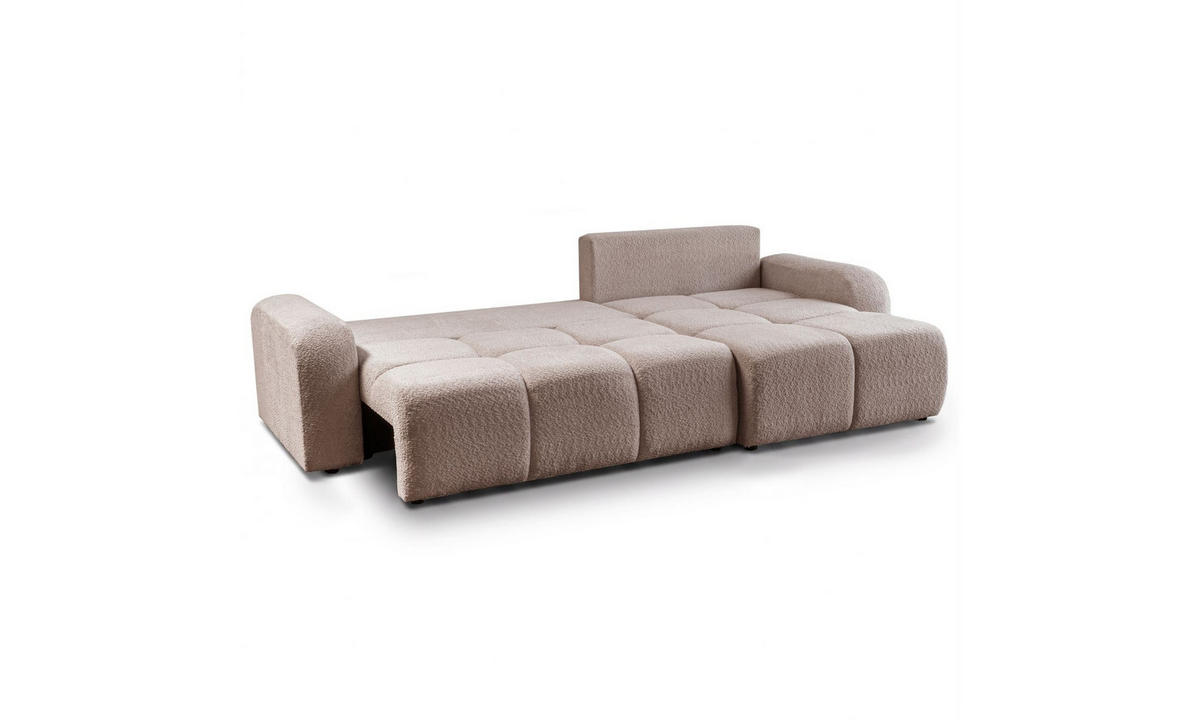 ECKSOFA MALIBU XL 275/150/87 cm Coral 45 - Altrosa, Textil (275/150cm) - Lookway