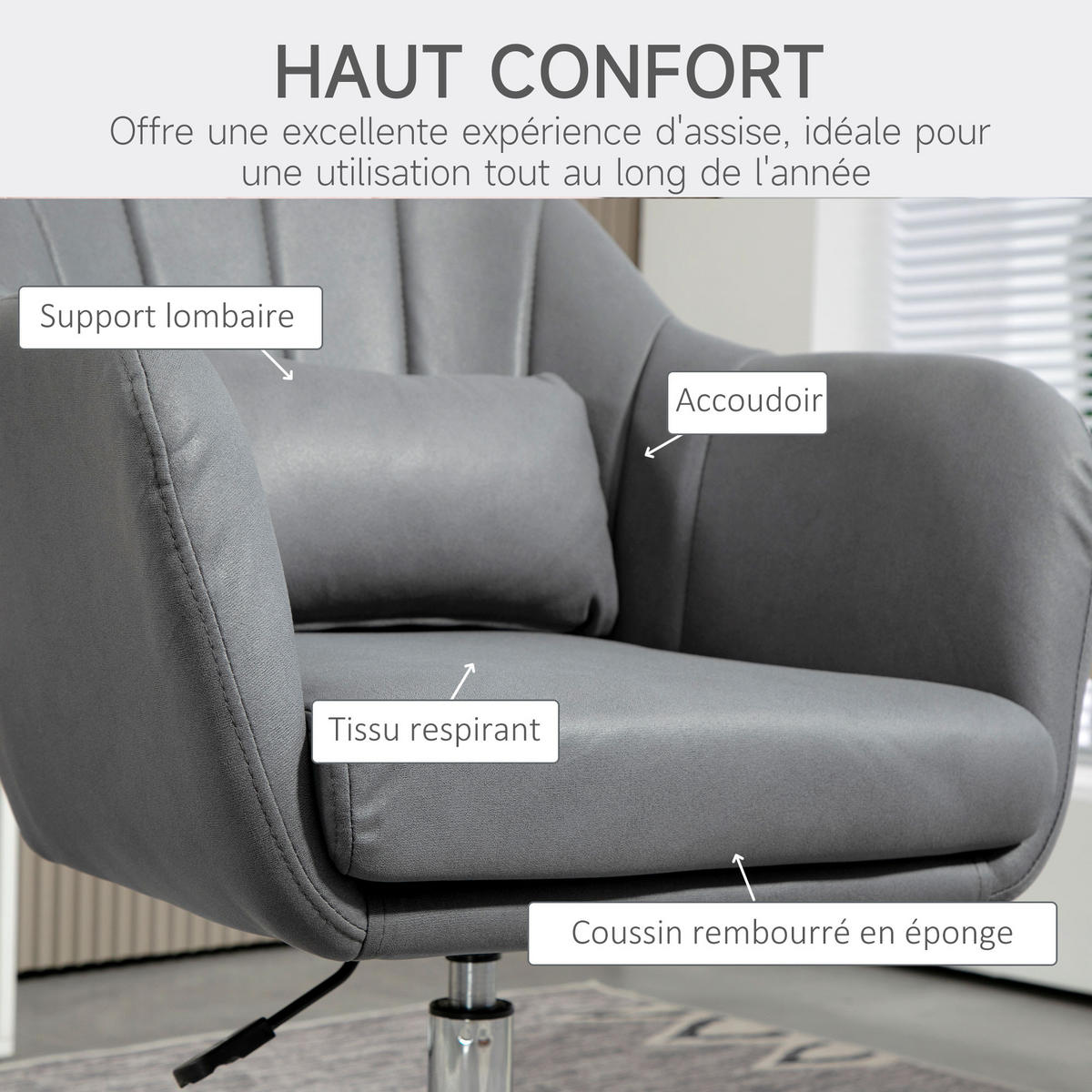 BARHOCKER DE-13285 höhenverstellbar Dunkelgrau - Dunkelgrau, Metall (60/91/60cm) - ComfortXL