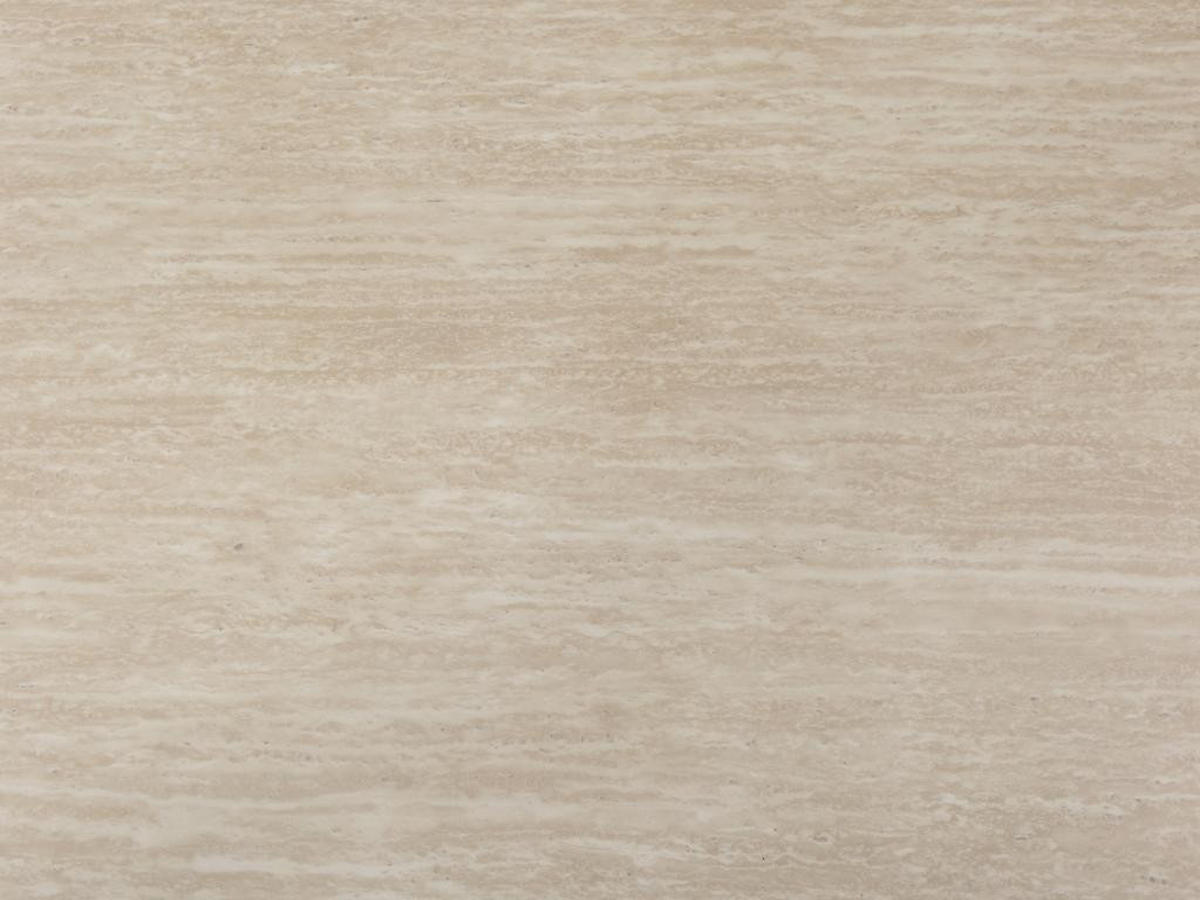 ESSTISCH 4 Personen - MDF - Travertin-Optik - Taupe - LARIOZA - Beige, Holz (120/120/75.5cm) - Pascal Morabito