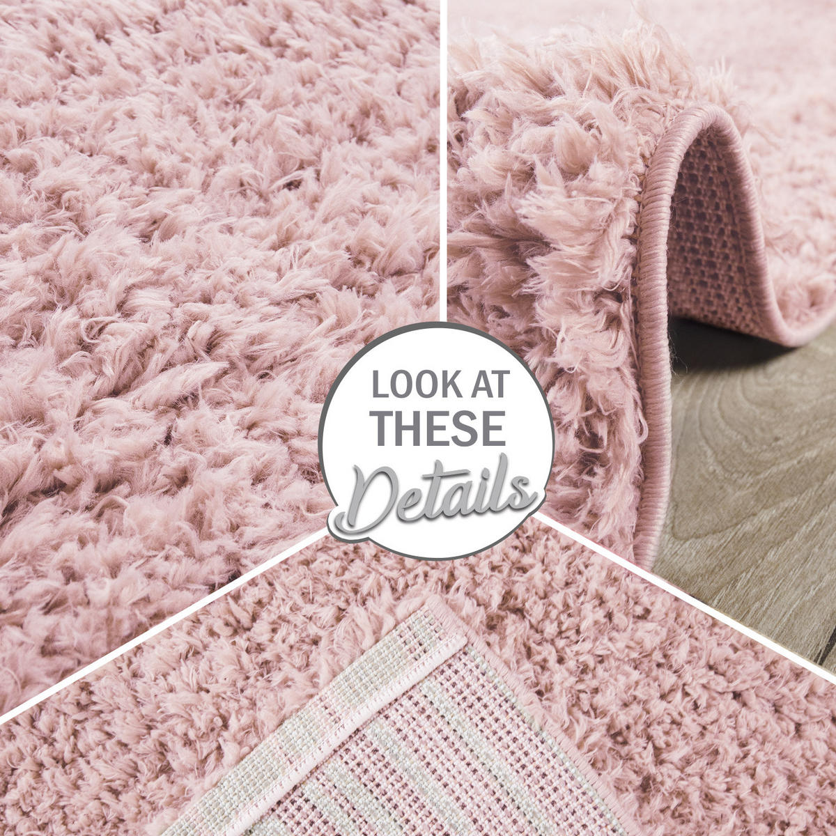 HOCHFLORTEPPICH 120/160 cm Floppy 770 - Pink, Textil (120/160cm) - Paco Home