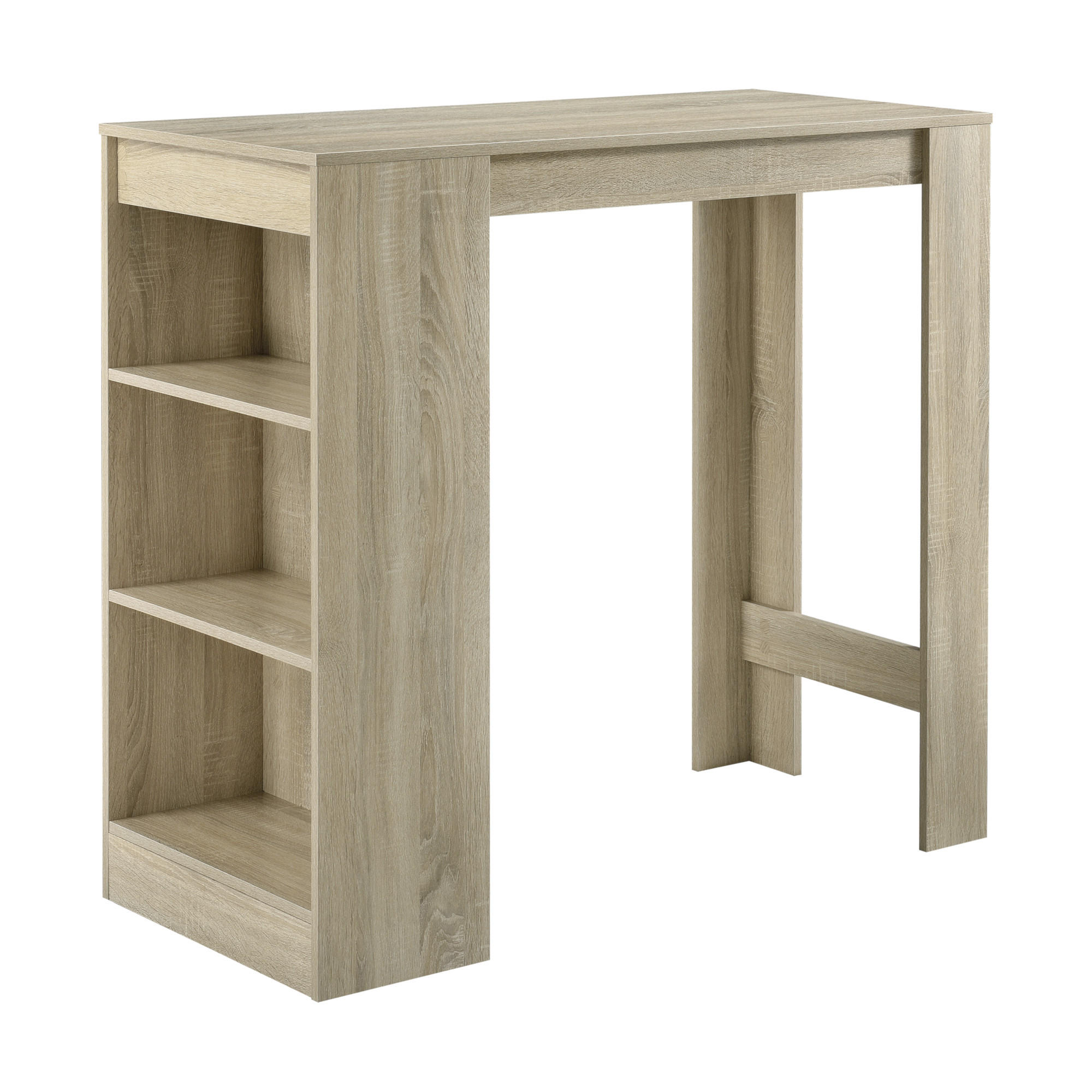 BARTISCH Kouvala - Eichefarben, Holzwerkstoff (110/103/50cm) - [en.casa]