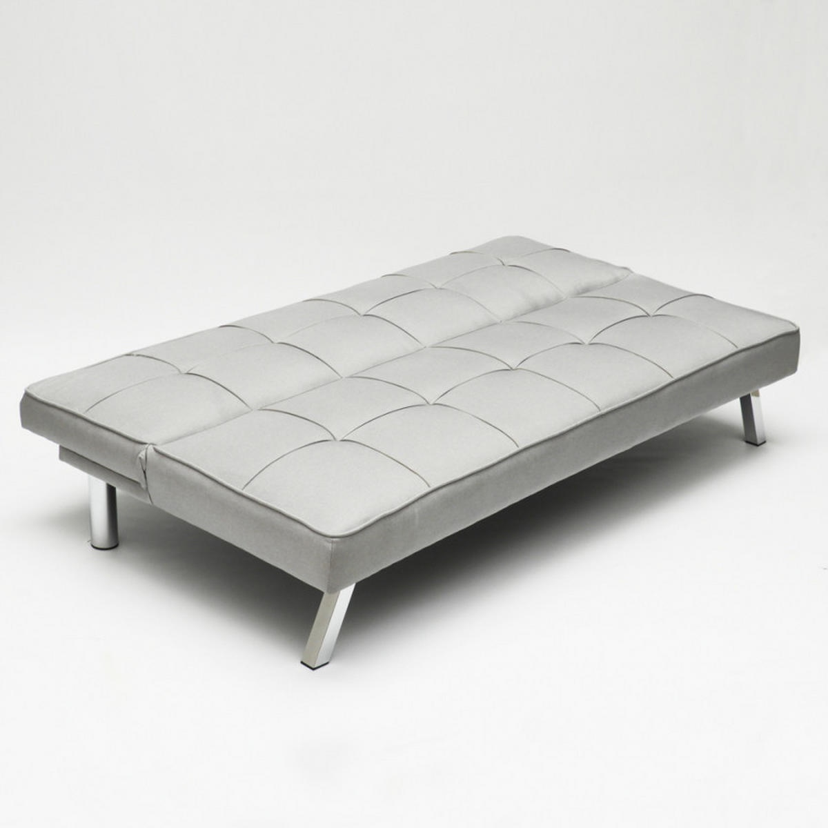 SCHLAFSOFA Gemma - Grau - Grau, Textil (175/74/83cm) - Pasmara