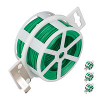 4XGARTENDRAHT - Multicolor, Kunststoff/Metall (5cm) - Relaxdays