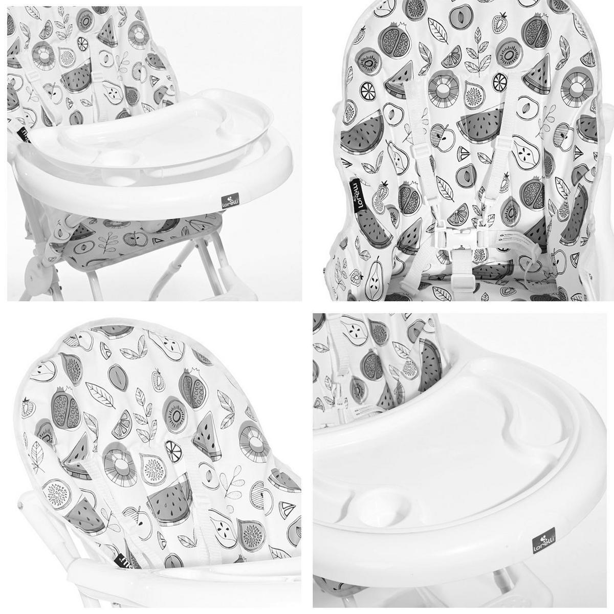 HOCHSTUHL Bonbon grau dunkelgrau Bechervertiefung, klappbar, doppelter Tisch, Korb - Grau, Metall (62/112/80cm) - Lorelli