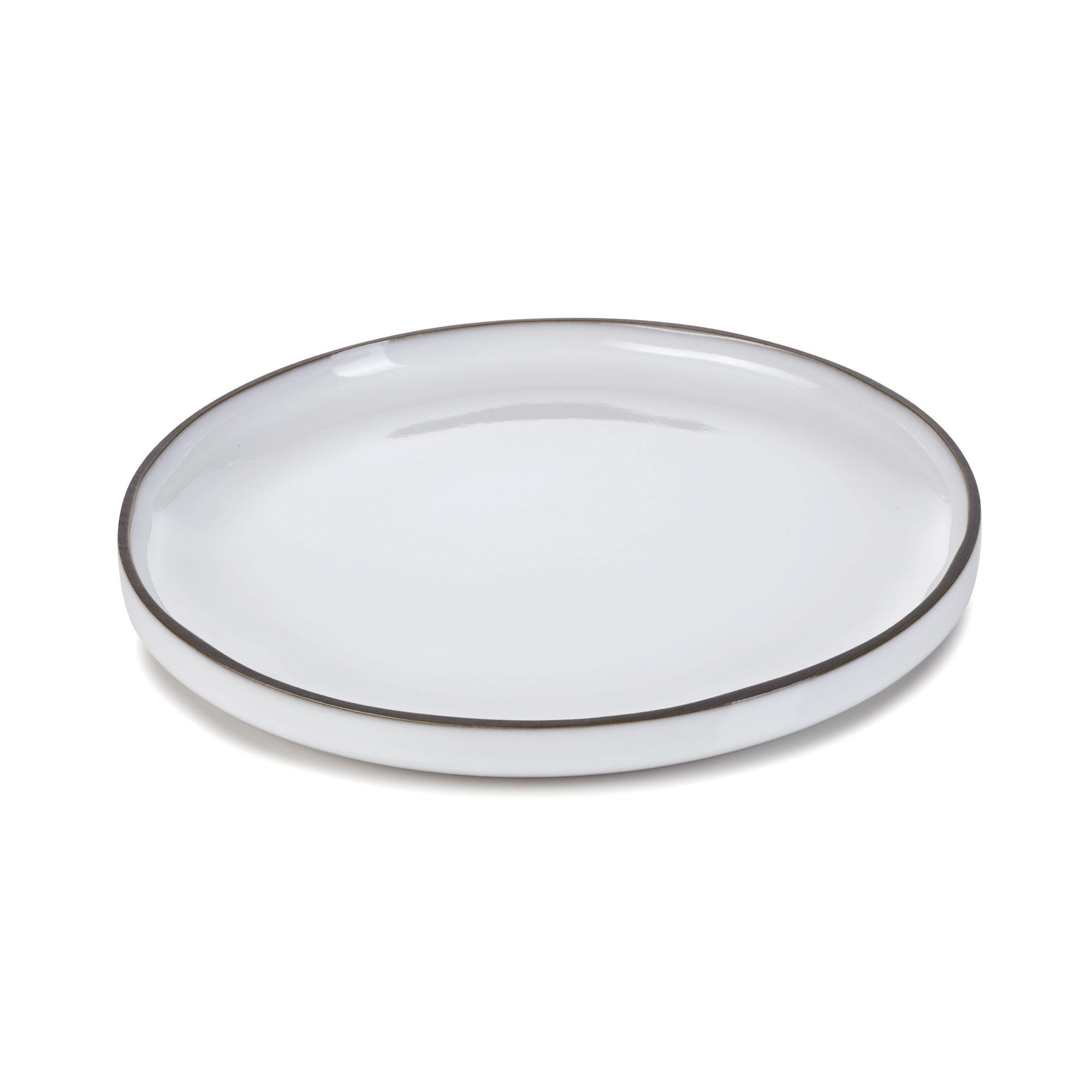 DESSERTTELLER CARACTERE 21 cm Kumuluswolke weiss - Weiß, Keramik (21cm) - Revol Porcelaine France
