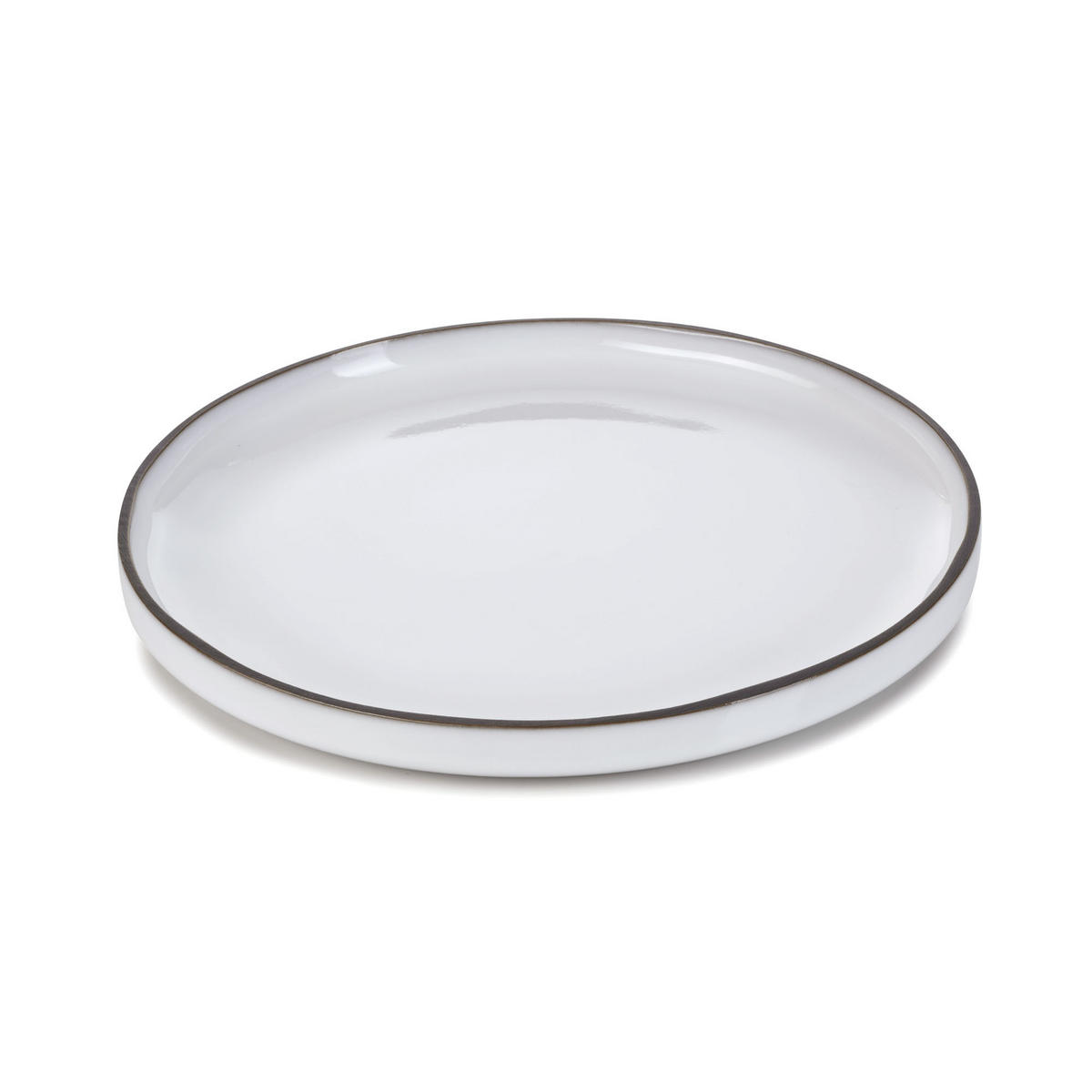 DESSERTTELLER CARACTERE 21 cm Kumuluswolke weiss - Weiß, Keramik (21cm) - Revol Porcelaine France